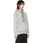 Noah NYC Grey Multicolor Stitch Hoodie