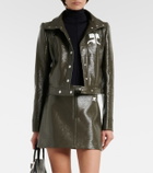 Courrèges Cotton-blend vinyl jacket