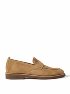 Officine Creative - Opera Flexi Suede Loafers - Brown