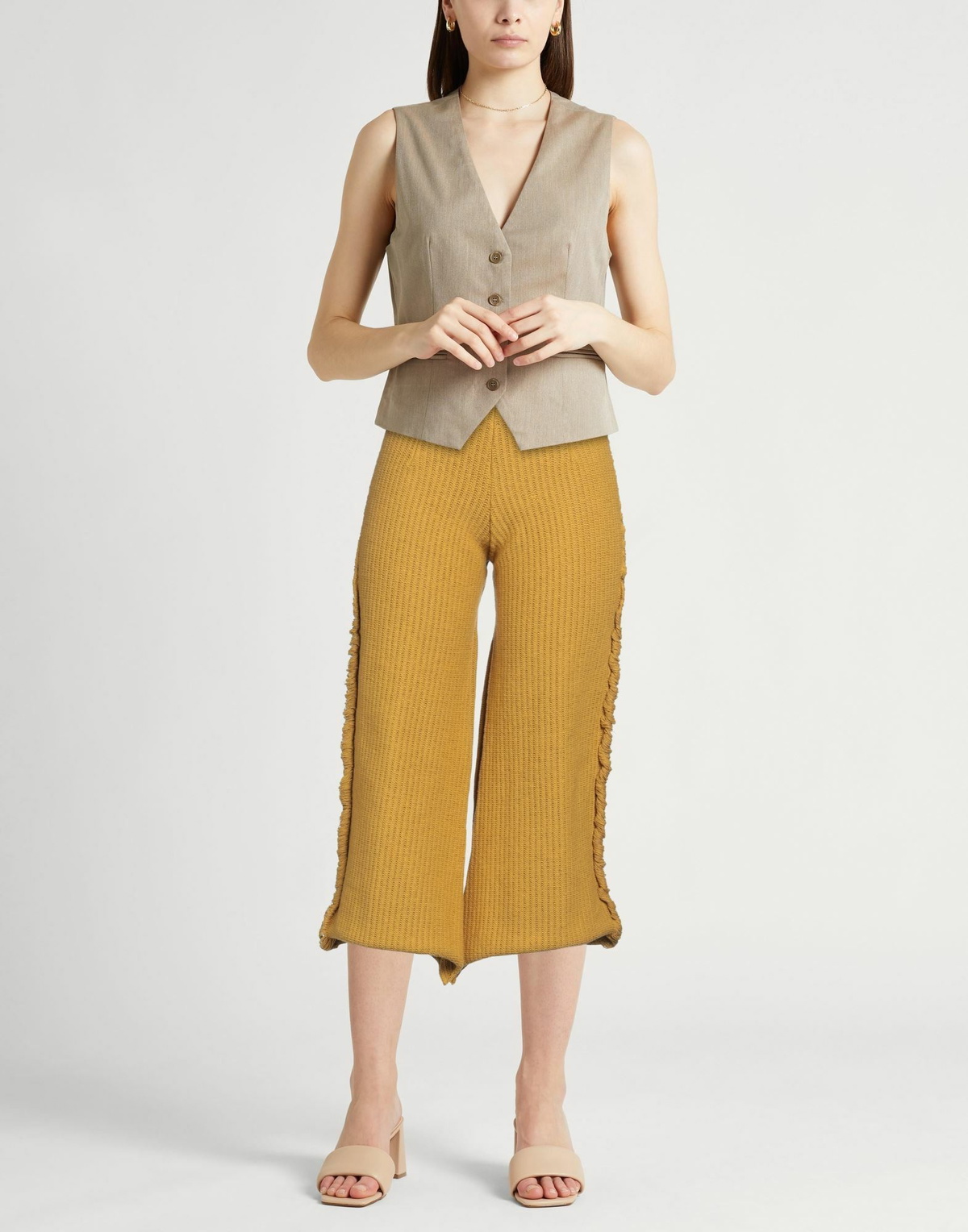 Eckhaus Latta Womens Pants Mustard