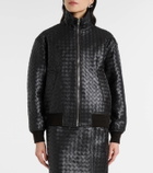 Bottega Veneta Intrecciato leather jacket
