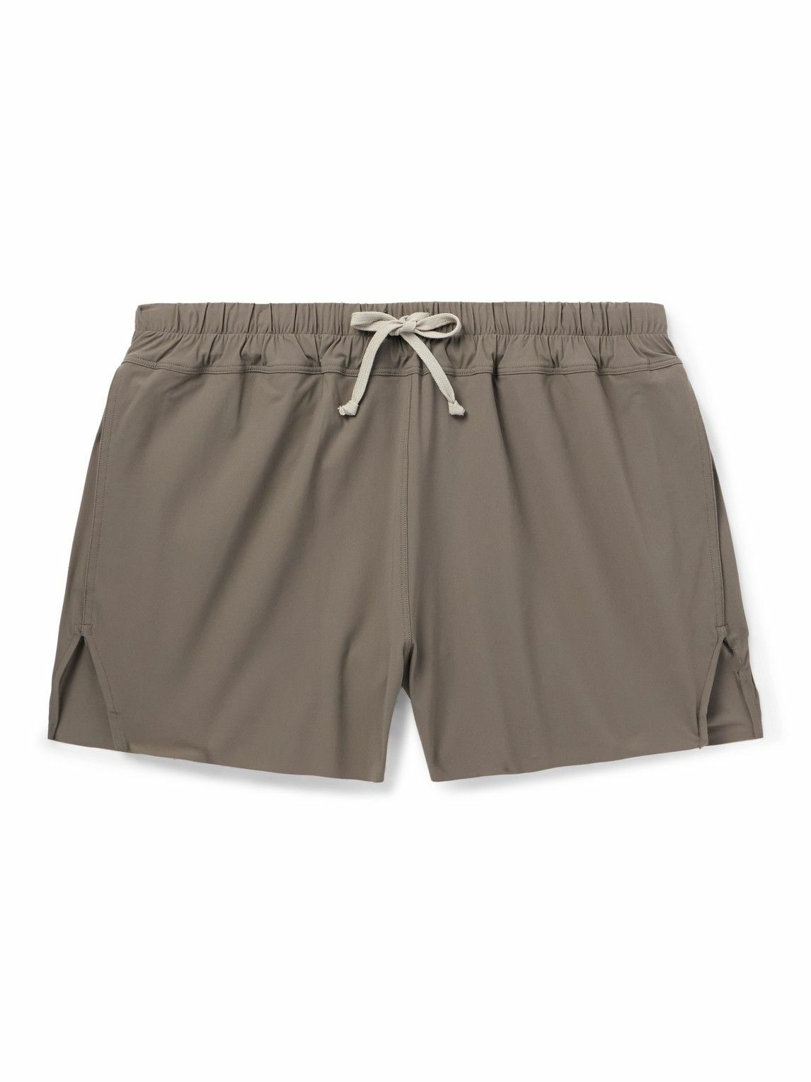Rick Owens - Straight-Leg Short-Length Swim Shorts - Brown