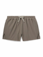 Rick Owens - Straight-Leg Short-Length Swim Shorts - Brown