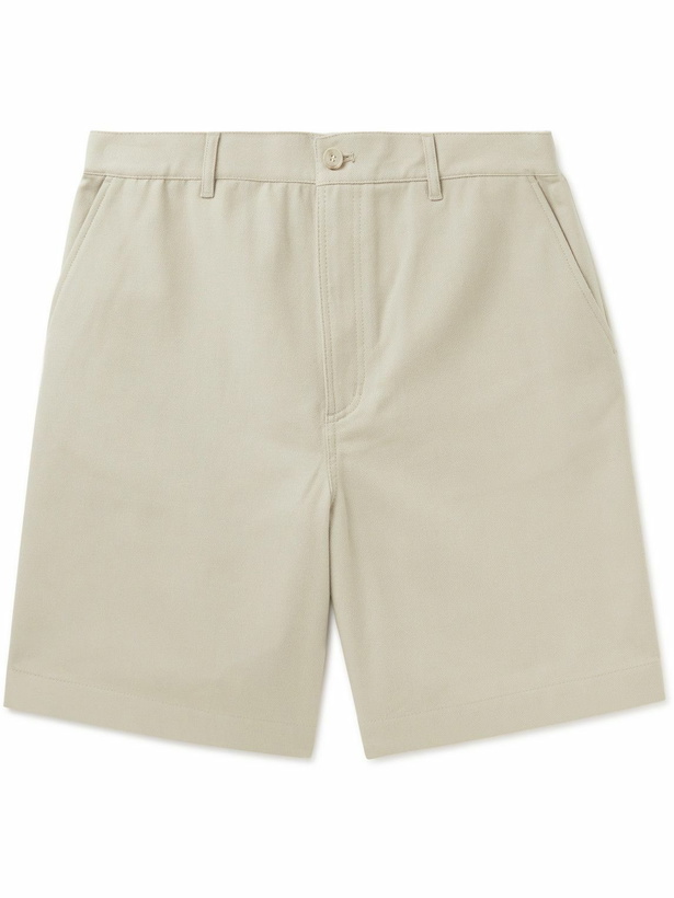 Photo: Acne Studios - Ringa Cotton-Blend Twill Shorts - Neutrals