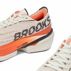 Brooks Men's Hyperion Max 4 in Grey/Tigerlily/Black