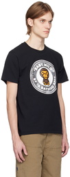 BAPE Black Grid Camo Milo Busy Works T-Shirt