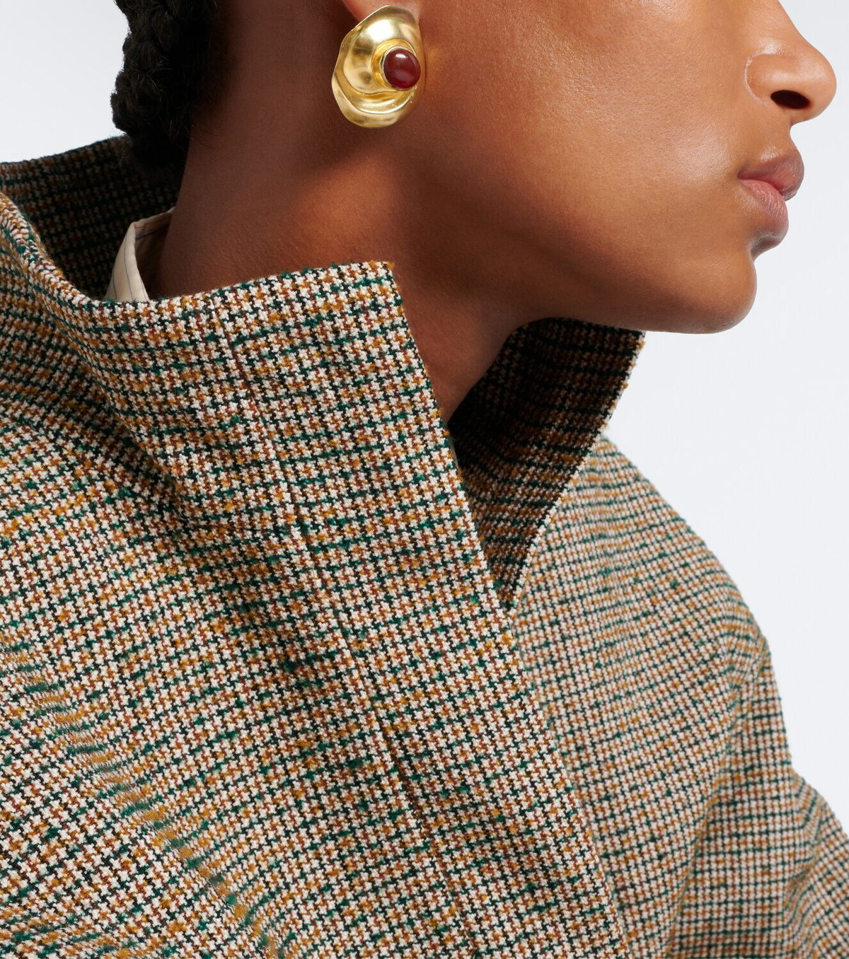 Ysso Cote embellished gold-plated earrings