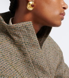 Ysso Cote embellished gold-plated earrings