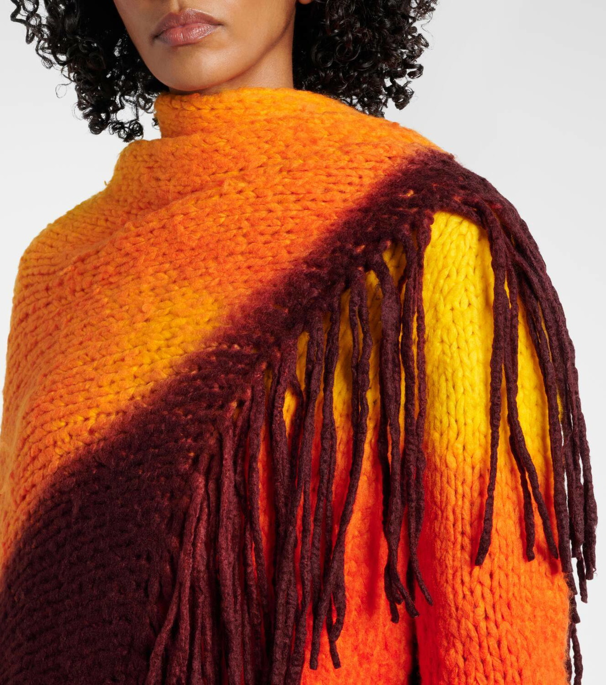 Gabriela Hearst Lauren dyed cashmere poncho