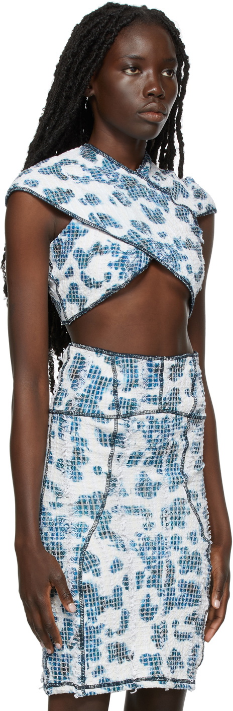Luna Del Pinal Rubber Stretch Weave Top