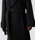 Lemaire Belted alpaca and wool overcoat