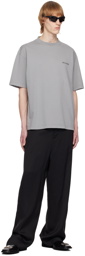 Balenciaga Gray BB Corp T-Shirt