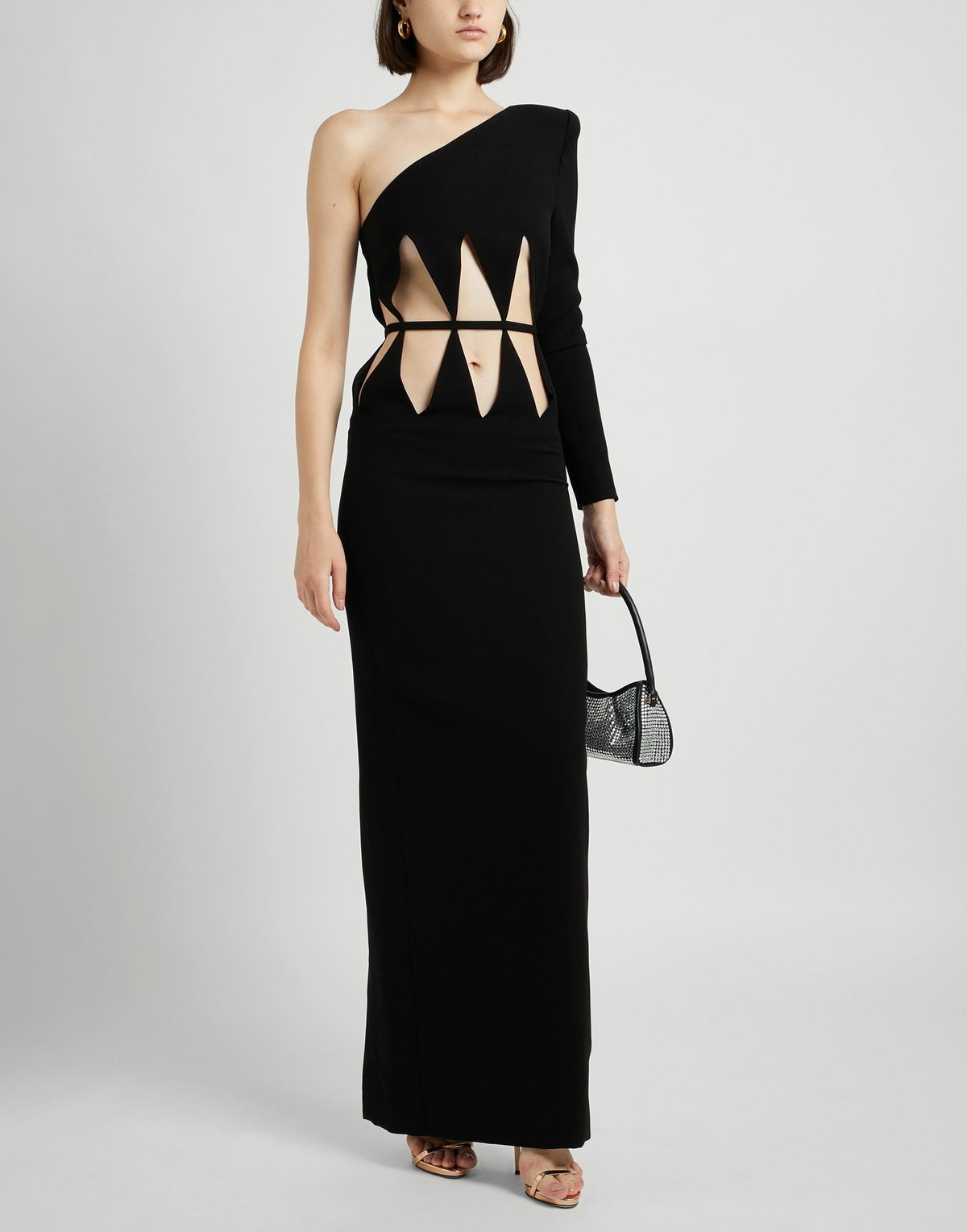 Mônot Womens Maxi dress in Black