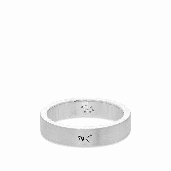 Photo: Le Gramme Men's Brushed Ribbon Ring in Silver 7g