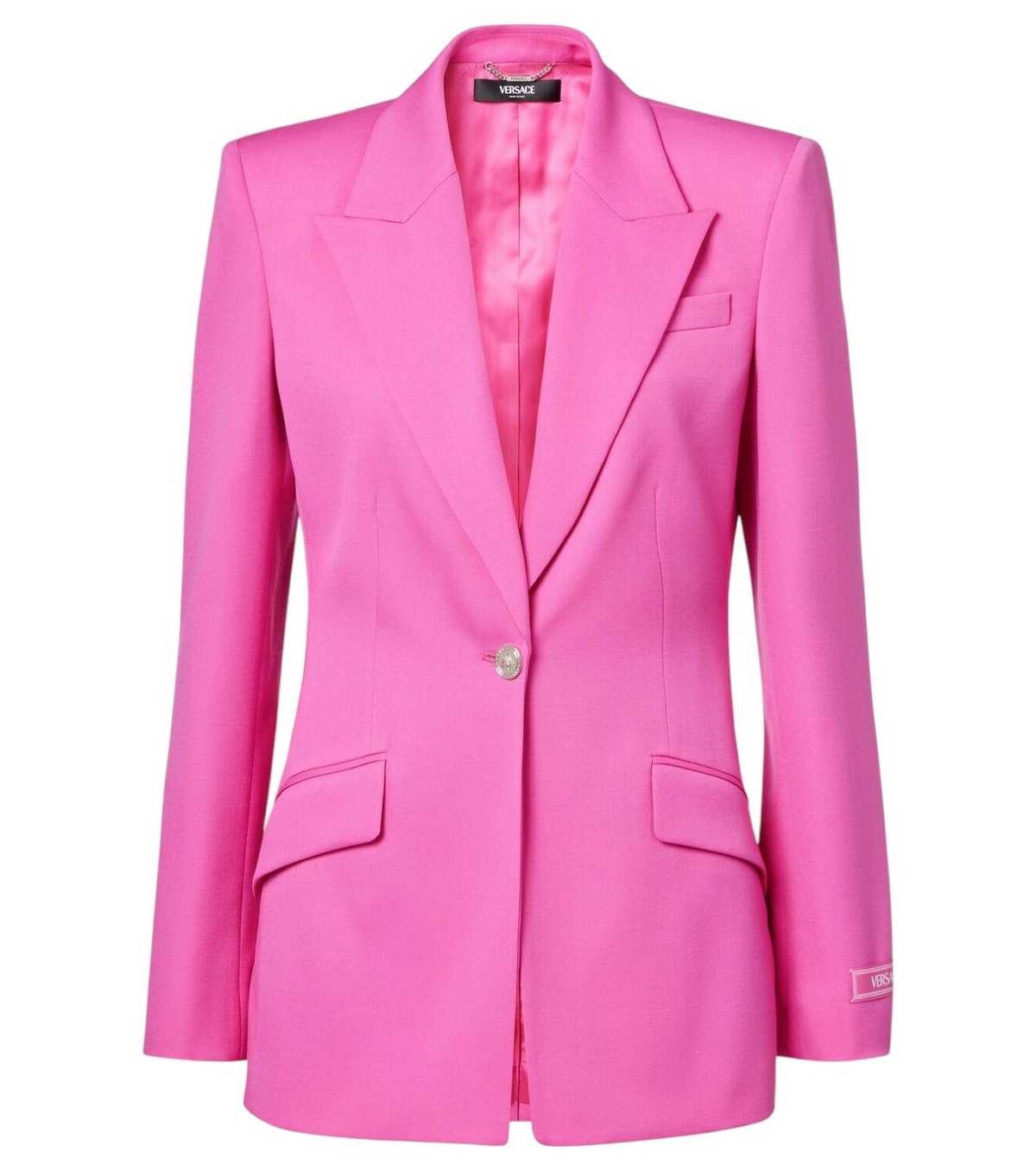 Versace Red Heritage Tweed Jacket Versace