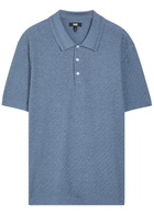 Paige Kiko Cotton-blend Polo Shirt Blue