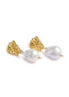Alighieri The Fragment Of Light 24kt Gold-plated Drop Earrings - Pearl - One Size