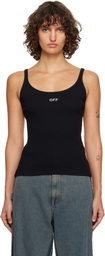 Off-White Black Off Stamp Rib Tank Top