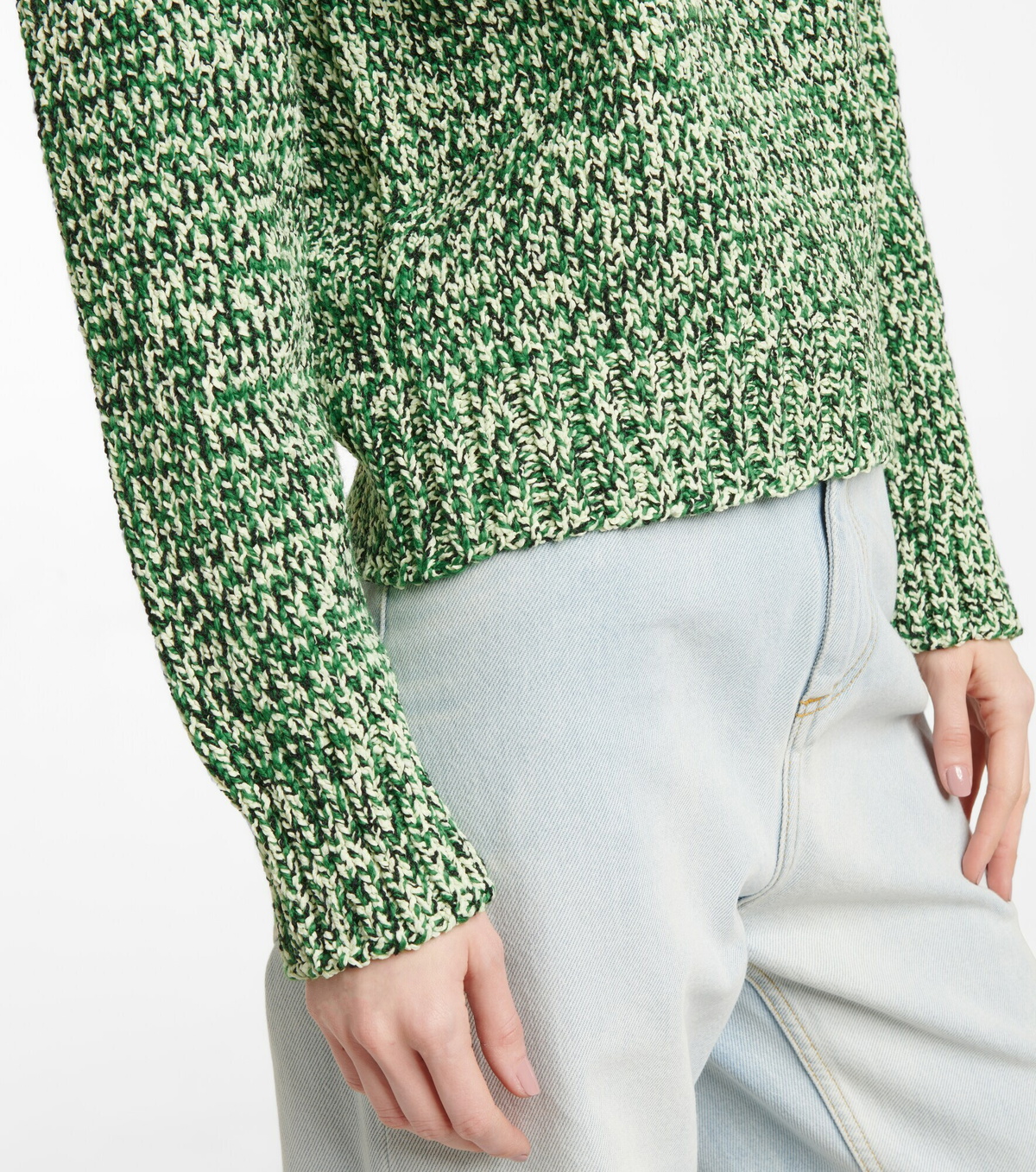 Maison Margiela Women's Wool Jersey Green main image 1