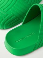Bottega Veneta - Embossed Rubber Clogs - Green