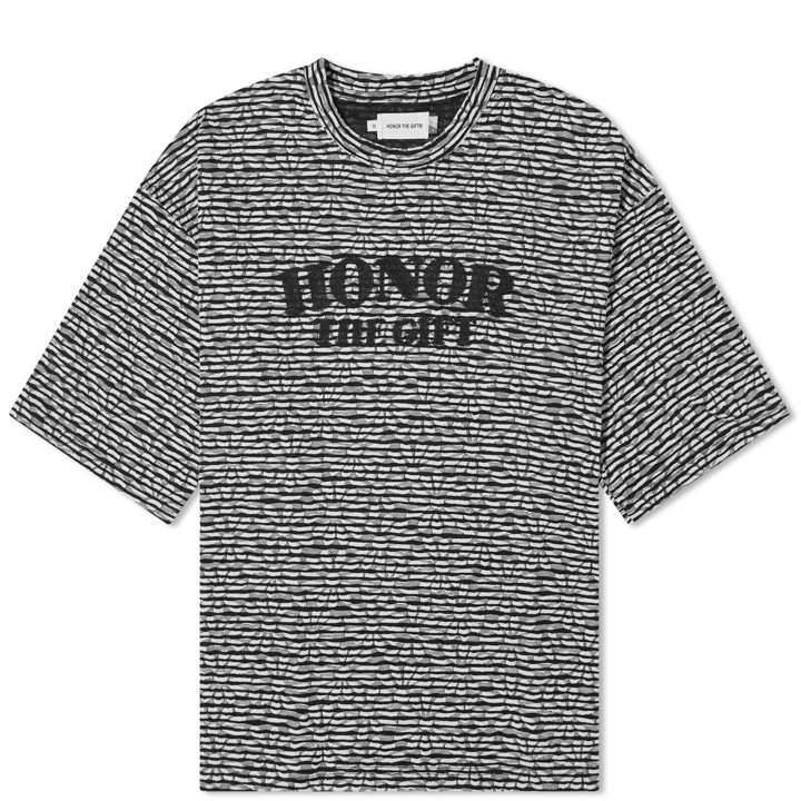 Photo: Honor the Gift Men's Stripe Box T-Shirt in Black