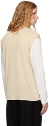 The Row Beige Tarik Vest