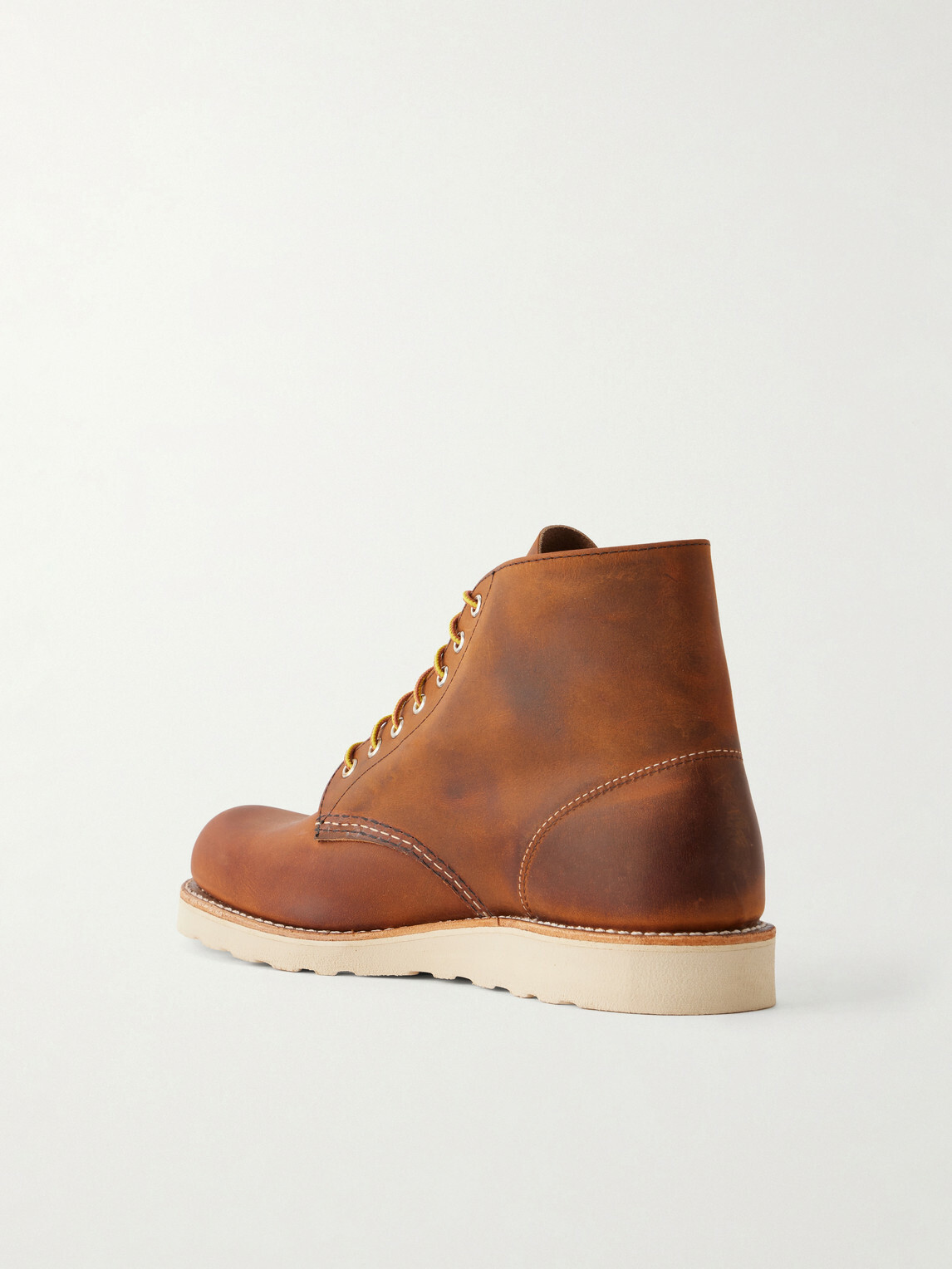 Red Wing Shoes - 9111 Distressed Leather Lace-Up Boots - Brown