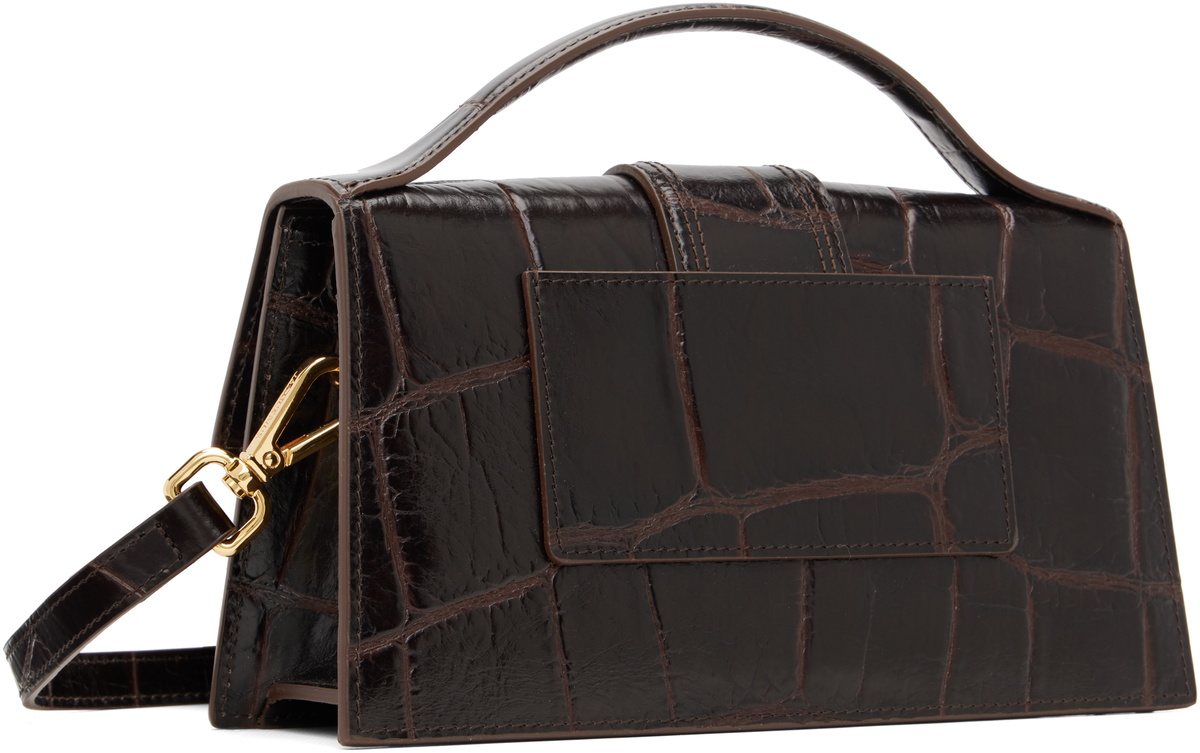 JACQUEMUS Brown 'The large Bambino' Bag