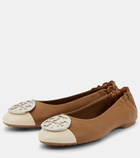 Tory Burch Claire leather ballet flats