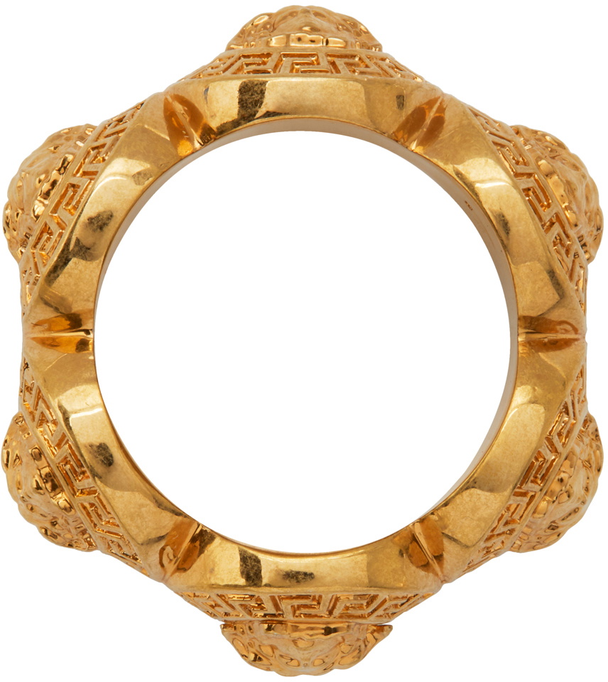 Versace Gold Tribute Medusa Ring Versace