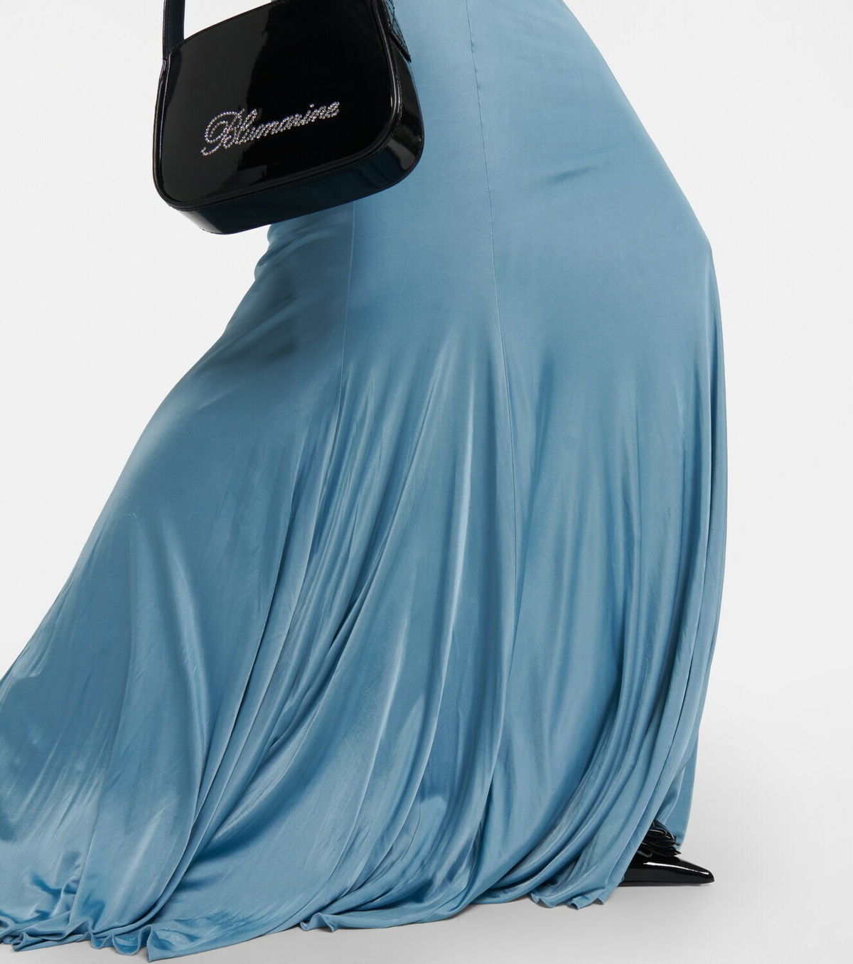 Blumarine Openback satin gown Blumarine