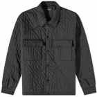 Represent Men's Initial Quilted Overshirt in Black