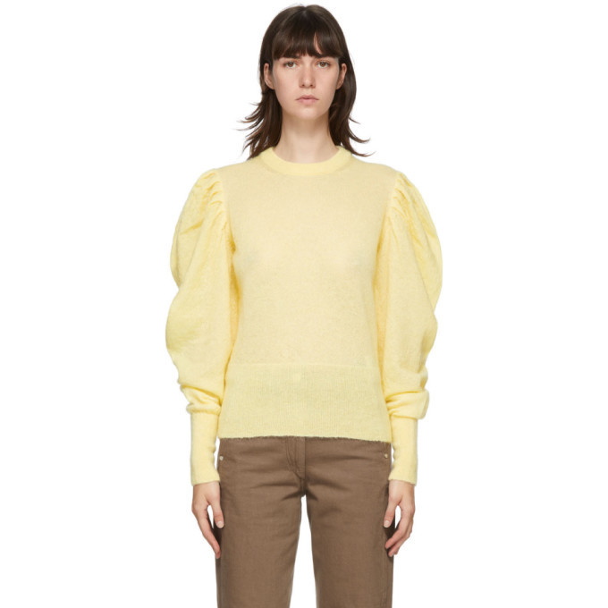 Photo: JW Anderson Yellow Ruched Shoulder Sweater