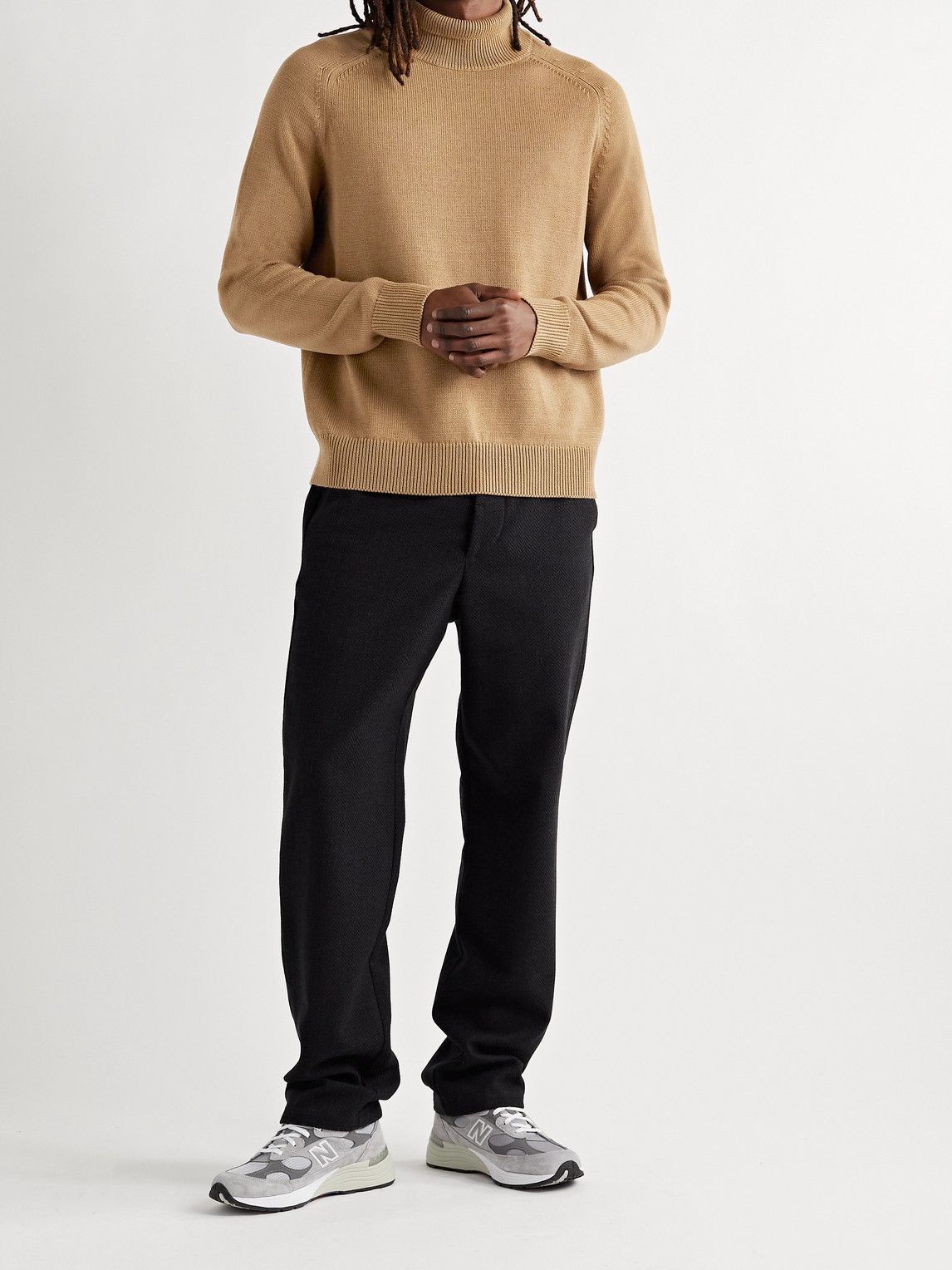 Studio Nicholson - Tempest Cotton and Merino Wool-Blend Rollneck