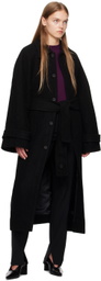 Birrot Black Boiled Coat