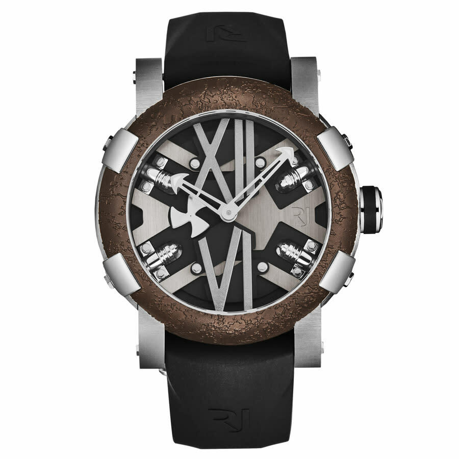 Romain Jerome Steampunk Automatic Black Dial Mens Watch RJ.ST.AU.101.10