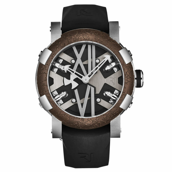Photo: Romain Jerome Steampunk Automatic Black Dial Mens Watch RJ.ST.AU.101.10
