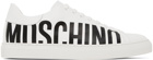 Moschino White Logo Sneakers