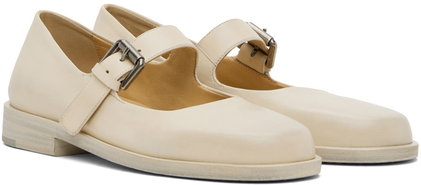 Marsèll Beige Mary Jane Loafers