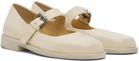Marsèll Beige Mary Jane Loafers