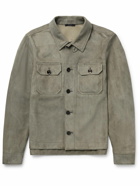 TOM FORD - Suede Shirt Jacket - Neutrals