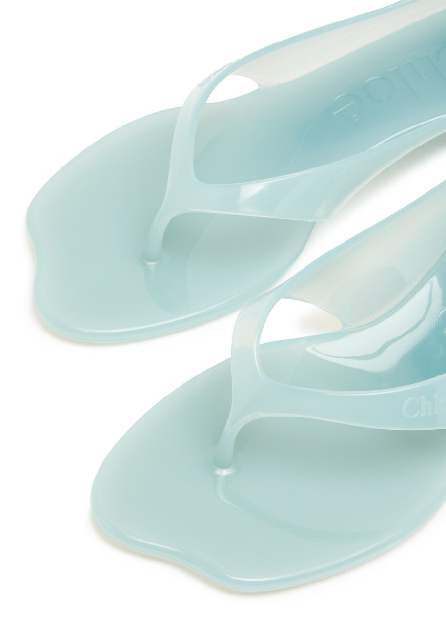 Chloe Jelly 25 Thong Sandals Light Blue Chloe