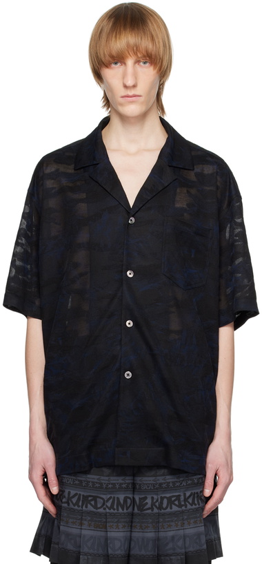 Photo: Feng Chen Wang Black Camouflage Shirt