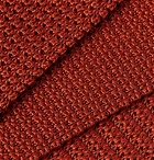 Boglioli - 6cm Knitted Silk Tie - Red