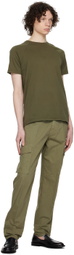 ASPESI Green Drawstring Cargo Pants