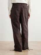 Casey Casey - Abel Wide-Leg Cotton Trousers - Brown