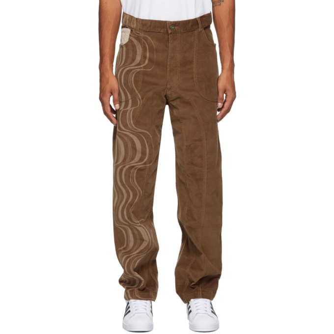 Photo: Ahluwalia Brown Corduroy Riccardo Trousers