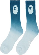 BAPE Blue Gradation Socks
