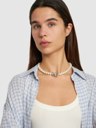 MARC JACOBS Mj Balloon Faux Pearl Collar Necklace