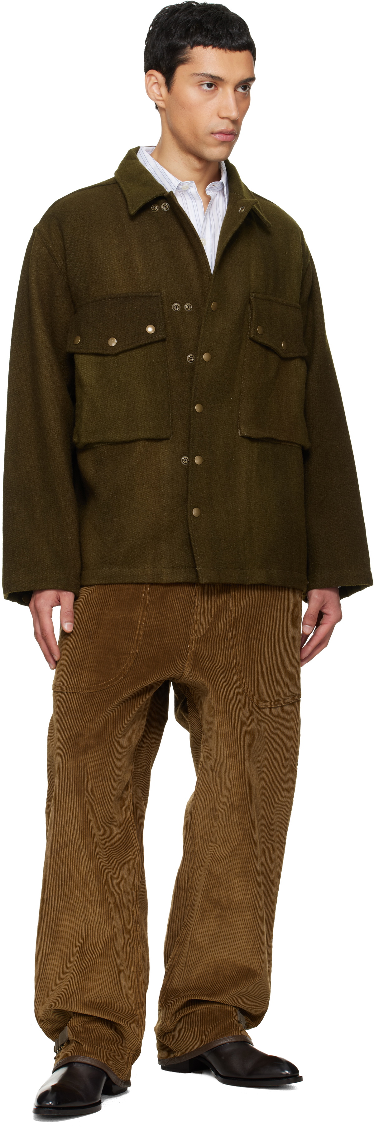 NEEDLES Khaki Field Jacket Needles